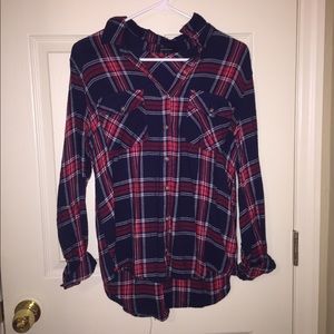 Blue and Red Flannel
